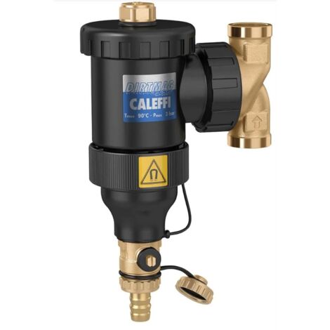 Thermador – Pot de décantation à boue orientable – Raccord femelle-femelle – Filtration jusqu'à 5µm – Corps en polymère renforcé – Purgeur manuel - PD54526