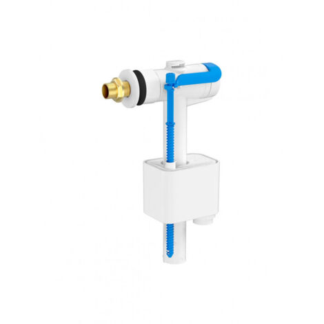 Robinet flotteur à alimentation latérale – Filetage laiton 12x17 – Hauteur de remplissage réglable – Compatible réservoirs Roca - a822504300