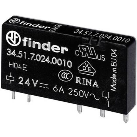 Finder 34.51.7.024.0000 Relais enfichable 24 V/AC 6 A 1 inverseur (RT) 1 pc(s) Y021903 (1/3)