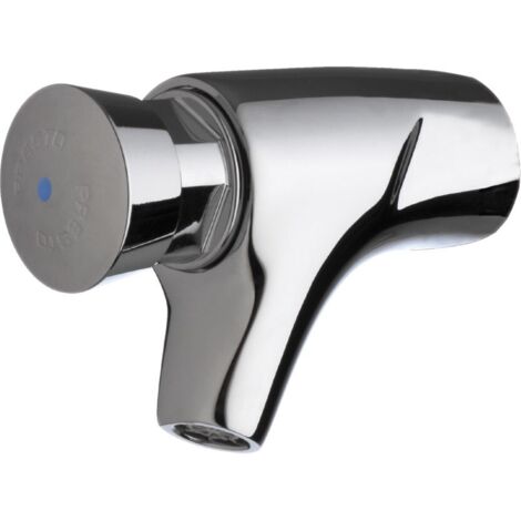 Presto – Mitigeur de lavabo mural eau froide – Débit 3 l/mn – Tête interchangeable – Fixation murale – 63100 (1/2)