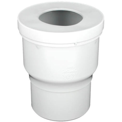 Nicoll – Pipe WC sortie droite Ø100 en PVC – Joint élastomère NF EN 681 – Raccordement efficace pour réseaux d'évacuation
