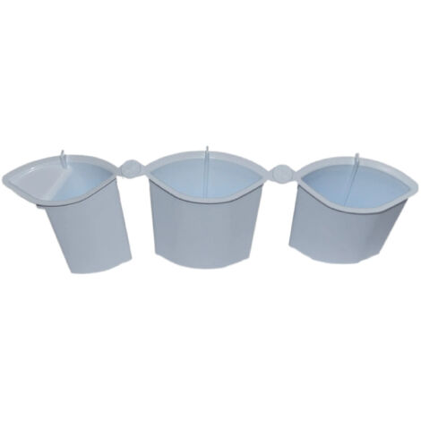 Nicoll – Tube plongeur pour bonde de douche 90 mm – Compatible avec Turboflow – Kit de 3 pièces – Pour installations sanitaires