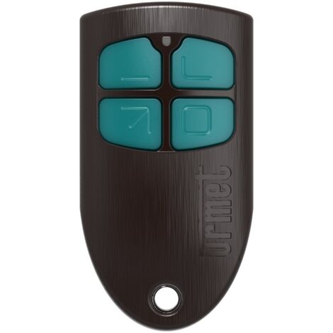 Télécommande bi-technologie 868 MHz et 13.56 MHz – 4 boutons – Portée 100m – Protection IP54 – Compatible Urmet – MEMOBIP4B