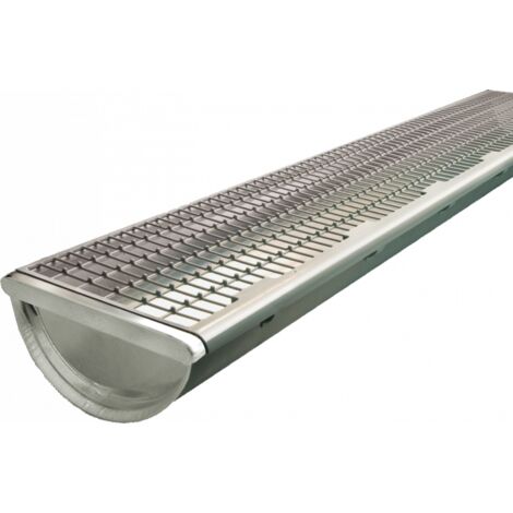 Dalep – Stop-feuilles marron 1m – Grille en polypropylène pour gouttières jusqu'à 175mm – 6 clips intégrés par mètre – Résistant aux UV