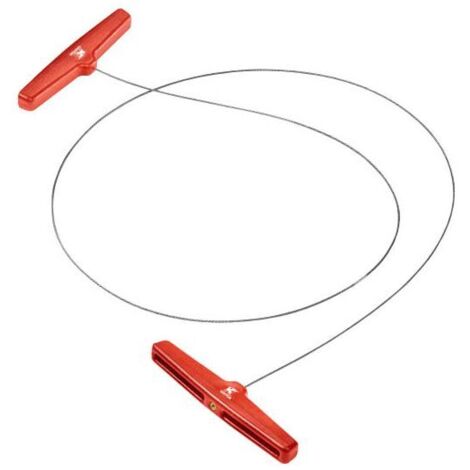 Griffon – Scie à fil pour tuyaux PVC – Longueur 90 cm – Poignées solides pour confort – Utilisation en zones difficiles d'accès