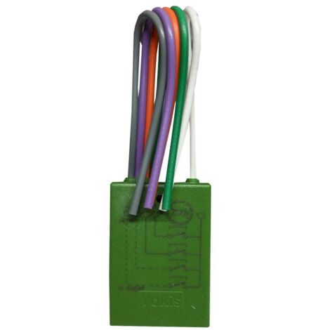 Yokis – Émetteur radio encastrable multifonction 4 canaux – Télécommande pour volets et éclairage – Portée 250m – E4BPP (1/6)