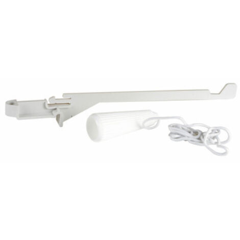 Siamp – Mécanisme de chasse d'eau pour réservoir WC PRIMO 28 et 58 – Levier d'actionnement blanc – Compatible avec référence 34082507