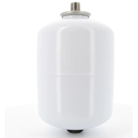 Thermador – Vase d'expansion sanitaire 8L – Vessie butyle – Fixation murale – Acier laqué blanc – Pression de 3 bars – Compatible chauffe-eaux 200L
