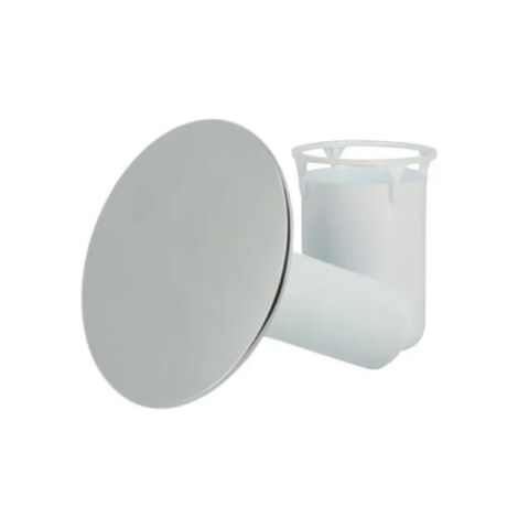 Capot bonde de douche 60mm – Tube plongeur inclus – Finition chrome brillant – Hauteur 80mm pour drainage efficace – SAS