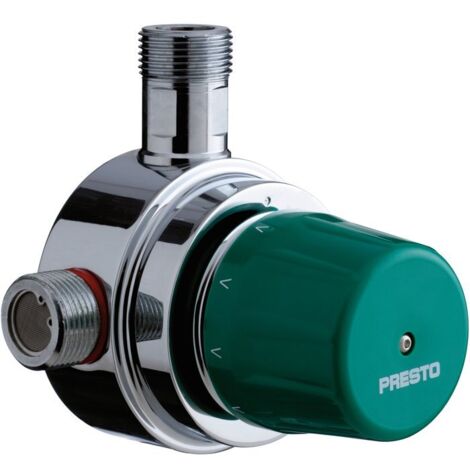 Presto – Mitigeur de lavabo thermostatique 55L/min – Sécurité anti-brûlure – Débit élevé jusqu'à 55L/min – Température réglable 35-55°C (1/7)