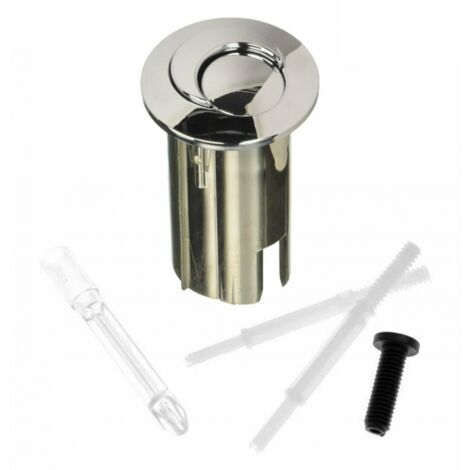Bouton poussoir double 3/6L avec tige longue 70mm – Compatible réservoirs Roca – Installation facile avec visserie incluse