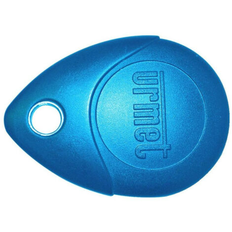 Urmet – Clé de proximité Mifare 13,56 MHz – Couleur bleue – Boîtier ABS ininflammable – Lecture jusqu'à 6 cm – Conditionnée par boîte de 20 pièces