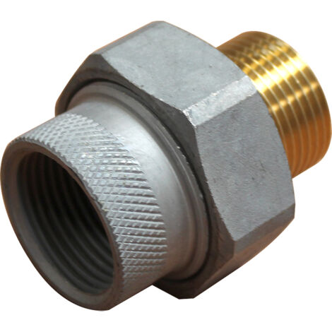 Thermador – Isolant diélectrique 1' (26/34) Mâle Femelle pour chauffe-eau – Raccord 3 pièces pour éviter les courants vagabonds – Installation directe