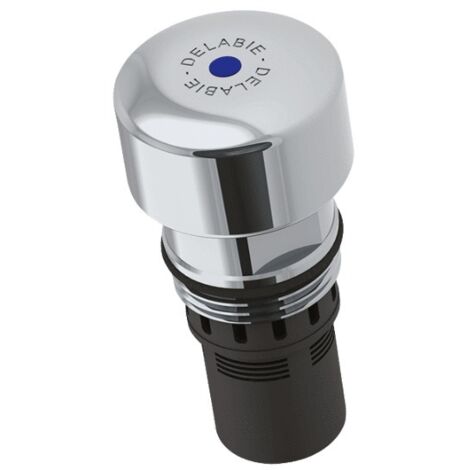 Delabie – Cartouche temporisée TEMPOSTOP pour urinoir – Débit ajustable 1,4 à 6 l/min – Temporisation 7 secondes – Raccord M 3/4''