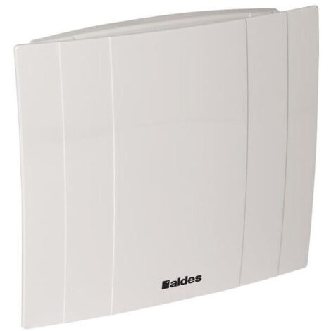 Aldes – Extracteur d'air déco D125 115m³/h avec sonde d'humidité – Silencieux et économique – Consommation 9,3W – 11022320
