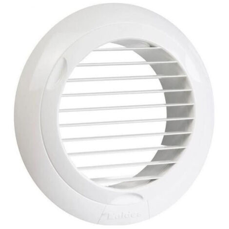 Aldes – Bouche VMC 11022073 diamètre 80mm – Débit 60 m³/h – En plastique blanc RAL 9010 – Pour soufflage ou reprise en locaux tertiaires