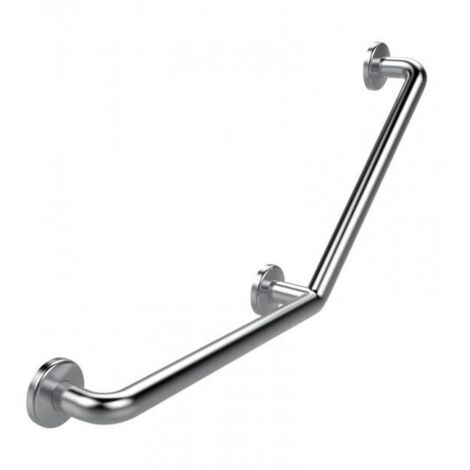 Barre coudée 135° inox brossé de diamètre 32mm - 400 x 400 mm (1/2)