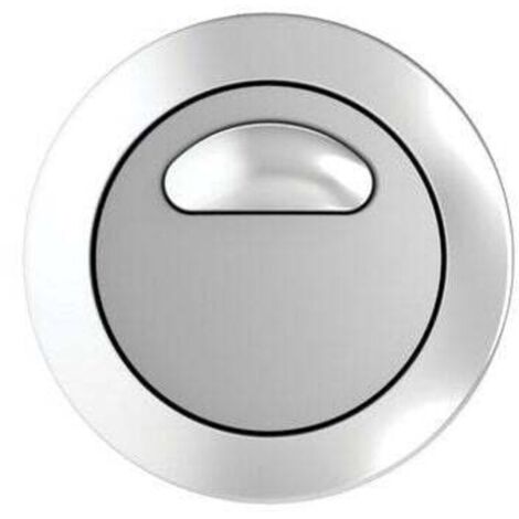 Bouton soupape à double poussoir OPTIMA 49/S, SIAMP, chrome, Réf.34490220