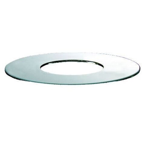 Delabie – Rosace plate en laiton chromé Ø 30/65mm – Lot de 2 pièces – Durabilité 10 ans – Installation facile sur baignoire standard