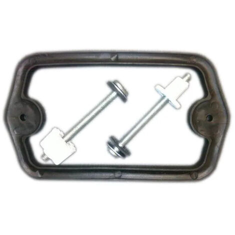 Siamp – Joint Porcher rectangulaire pour cuvette et réservoir – Épaisseur 9,5 cm – Longueur 17,5 cm – Compatible mécanismes Porcher
