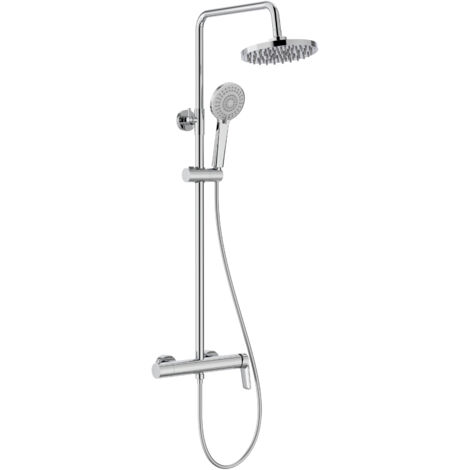 Vega round colonne de douche téléscopique chromé