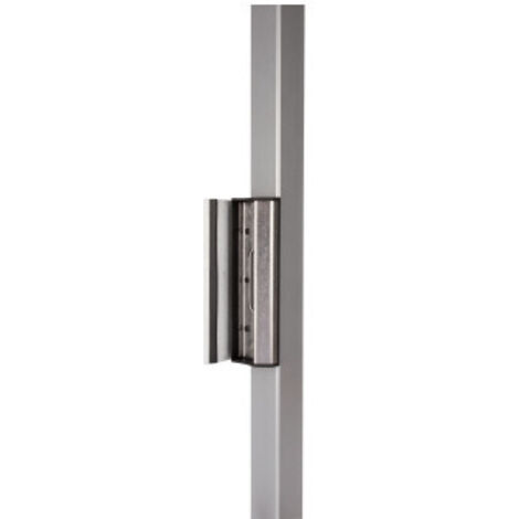 Locinox – Gâche pour crémone 40-60mm – Acier inoxydable avec finition polyamide – Butée réglable en aluminium renforcé – Installation Quick-Fix (1/6)