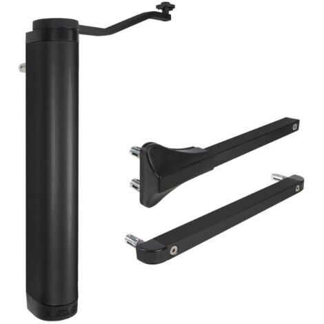 Ferme-porte VERTICLOSE-2 Alu.anod.noir Retrofit Ouverturew.90/180Grad
