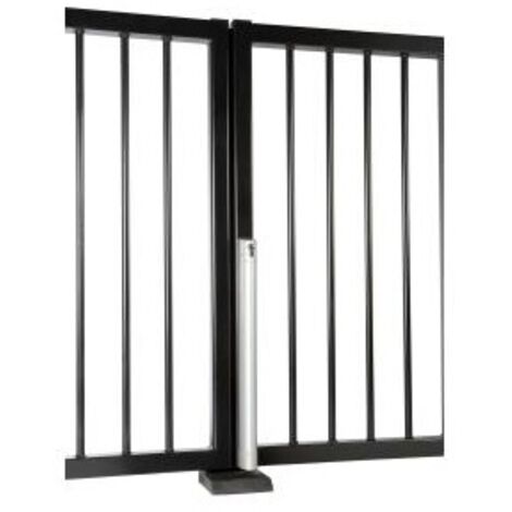 Locinox – Verrou sol électrique motorisé 115mm – Déverrouillage mécanique d'urgence – Coffre en aluminium thermolaqué – Compatible 40mm et plus (1/6)