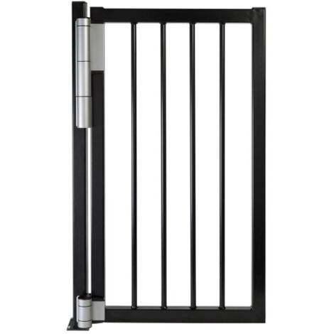 Locinox – Ferme-porte hydraulique MAMMOTH – Amortissement réglable – Pour portillons jusqu'à 150 kg – Installation rapide Quick-Fix