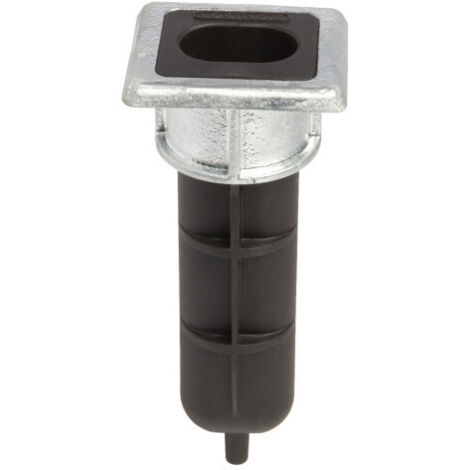 Locinox – Sabot de sol pour verrou 20mm – Base en acier galvanisé – Installation béton – Nettoyage facile avec tuyau d'arrosage