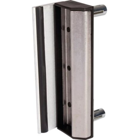 Locinox – Gâche réglable aluminium et acier inoxydable – Pour profils carrés et ronds 40-60mm – Système Quick-Fix – Installation rapide