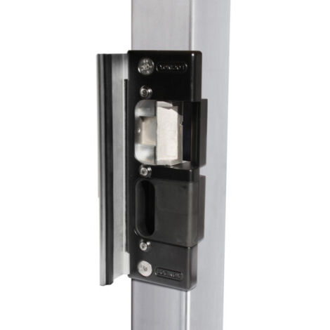 Locinox – Gâche électrique à rupture pour serrure en applique – Acier inoxydable renforcé – Résistance 500 kg – Étanche pour extérieur