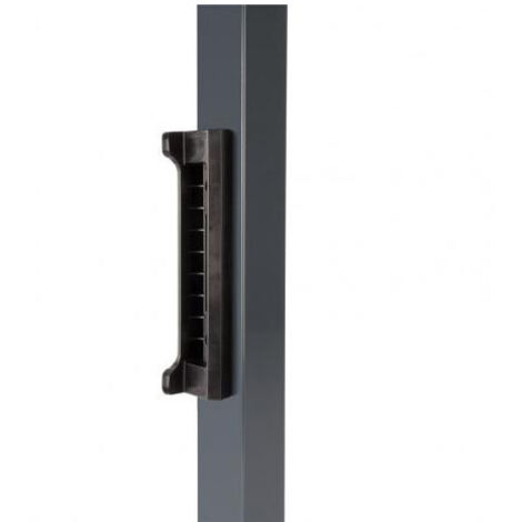 Locinox – Gâche en applique pour crémone – Acier inoxydable – Résistante à la corrosion – Pour portes et fenêtres – Installation facile (1/6)