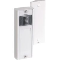 Urmet – Bouton carillon radio flash – Alimentation par piles – Boîtier plastique blanc – 12 décors personnalisables – 17 mélodies