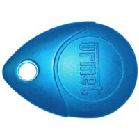 Clé badge de proximité 13,56 MHz – Couleur bleu – Pour systèmes d'accès sécurisés – Compatible avec lecteurs Urmet