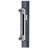 Locinox – Gâche pour crémone 40-60 mm – Acier inoxydable – Fixation Quick-Fix – Butée réglable avec joint amortissant – Système anti-vandalisme