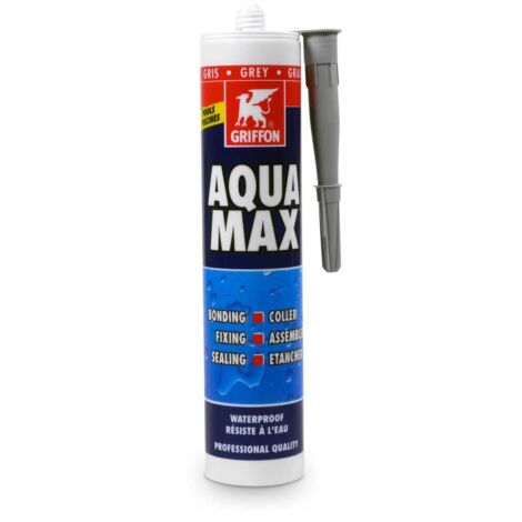 Aqua max mastic-collage spécial piscine cartouche 425GR gris - GRIFFON - 6311697 (1/3)