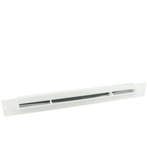 [BE312-nicoll] Régulateur entrée d'air intérieur Nicoll blanc anti-insecte pour gaine