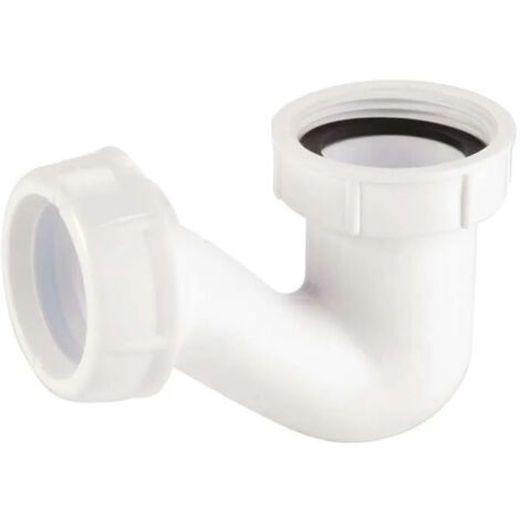 Siphon in P-Form für Waschbecken/Bidet PVC Ø32
