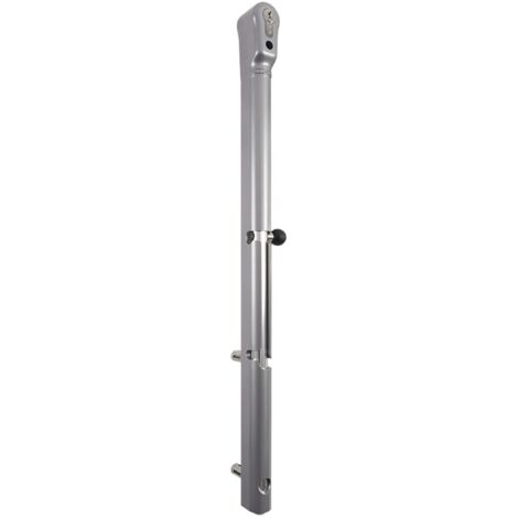 Verriegelbarer Bolzen-Stangenriegel KEYDROP,Riegel 100mm Höhenverstell. silber (1/3)
