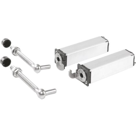 Paar automatische Türschließer-Scharniere für 40 mm-Rohr LOCINOX - SWING-40-130
