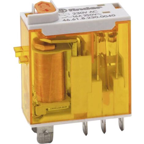 Finder 46.61.8.230.0040 Relè ad innesto 230 V/AC 16 A 1 scambio 1 pz.