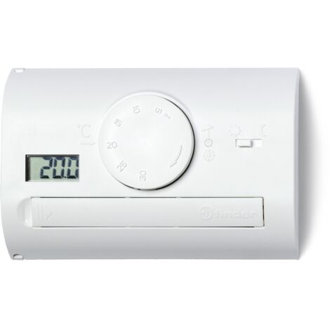 Finder termostato elettronico a batteria a parete bianco 1t4190030000 (1/2)