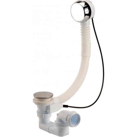 Scarico vasca da bagno Easybain - chiusura automatica a volante sul troppo pieno