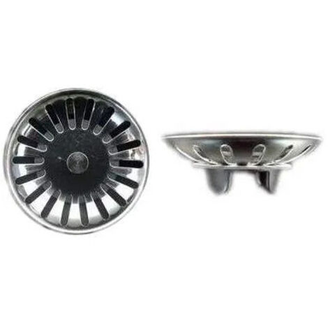 Cestello in acciaio inox 80mm per tubo di scarico di 114mm di diametro