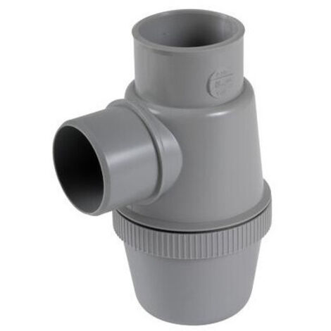 Sifone verticale per bottiglie in PVC da 50 mm di diametro