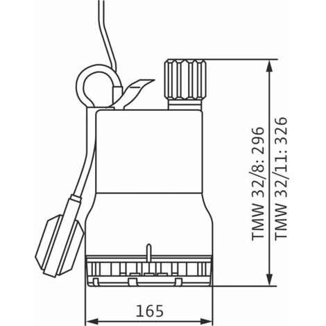 Wilo Drain TMW 32/8 0,37kW pompa di pressione 2 bar