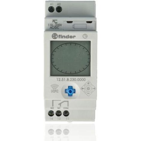 FINDER 125182300000 - Interruttore Orario Digitale NFC Giornaliero/Settimanale 1 Scambio 16A (1/9)