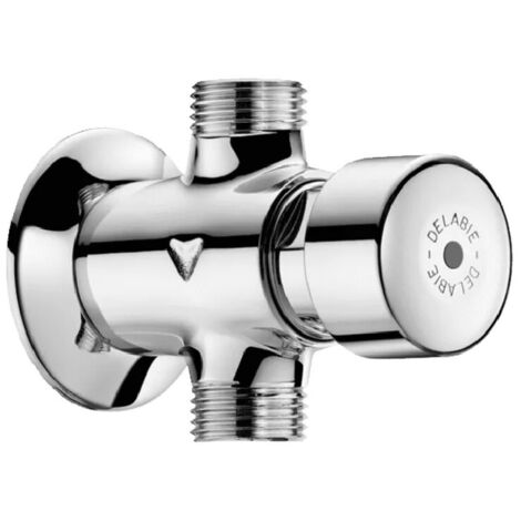 Tempostop DELABIE M1/2 rubinetto orinatoio diritto + rosone - 777000