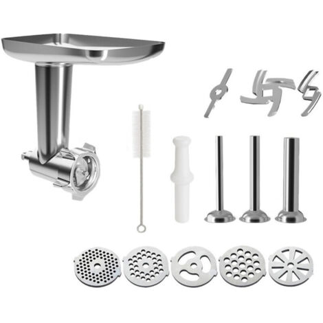 Acier Inoxydable Hachoir à Viande pour KitchenAid Robot Pâtissier Accessoires